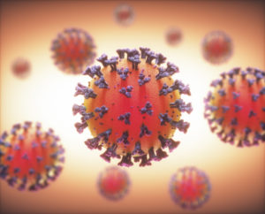 Illutration of COVID-19 virus