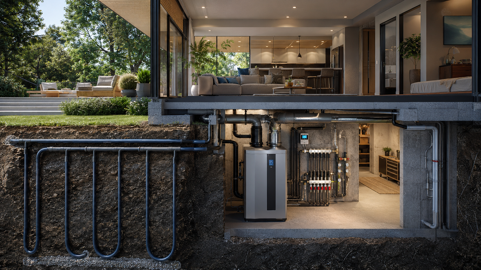Geothermal cooling